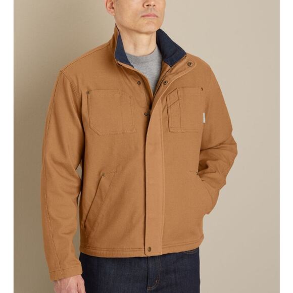 Duluth Trading Co. Burly DuluthFlex Fire Hose Chore Jacket Canvas Utility Coat - Picture 2 of 11